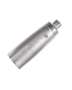 Adaptateur audio métallique, XLR mâle 3 broches vers RCA femelle