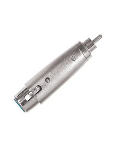 Adaptateur XLR femelle 3 pôles vers RCA mâle, métal