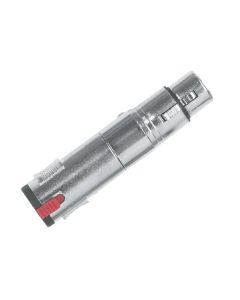 Adaptateur jack stéréo femelle Ø 6,3 mm vers XLR femelle 3 pôles, métal