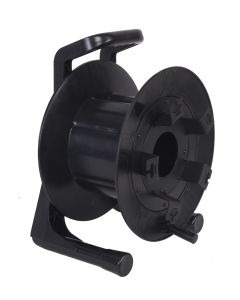Touret de câble vide, Ø 380 mm, capacité jusqu'à 1300 m, frein réglable, 4,10 kg