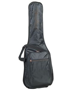 Housse pour guitare électrique, nylon 420D indéchirable, noire, bandoulière réglable, poches avant