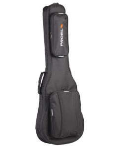 Housse pour guitare classique 3/4, polyester 600D anti-déchirure, rembourrage 10 mm, noir