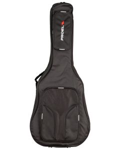 Housse pour guitare acoustique, polyester 600D indéchirable, rembourrage 20 mm, doublure nylon 90D, noire