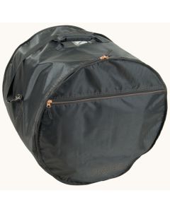 Housse pour grosse caisse, nylon 420D indéchirable, mousse 10 mm, 18" x 22", noire