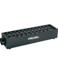 Boîtier de scène audio, 24 embases XLR femelles, 8 fiches XLR mâles, CMIL150MP