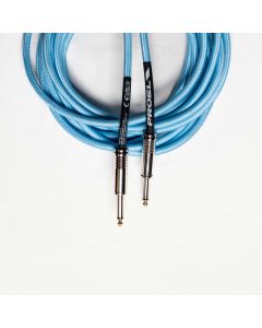 Câble instrument mono, jack 6,35 mm, câble coaxial blindé tressé, 3 m