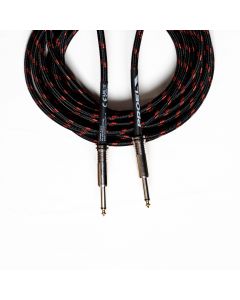 Câble instrument, jack mono 6,35 mm, cuivre OFC 99,99 %, blindage tressé, 3 m
