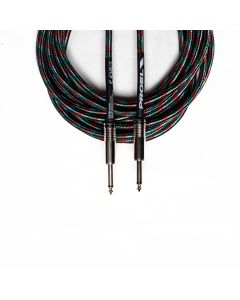 Câble instrument, jack mono 6,35 mm, 6 m, blindage tressé, diamètre extérieur 7 mm