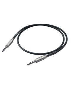 Câble instrument mono jack Ø 6,3 mm, 2 m, noir, connecteurs PROEL S4CPRO