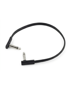 Câble patch ultra-plat, 30 cm, 2 x jacks mono 6,3 mm rectangulaires extra-fins