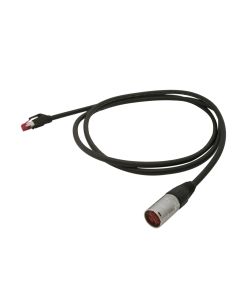 Câble Cat 5e S-FTP, 20 m, connecteurs RJ45 HIROSE blindés, câble PUR noir