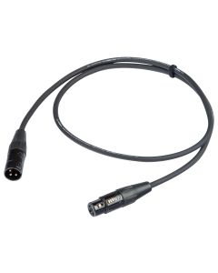 Câble XLR symétrique, YONGSHENG XLR 3P mâle-femelle, HPC225, 0,5 m, connecteurs plaqués or