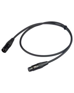 Câble DMX, DMX512, XLR 3P YONGSHENG femelle vers mâle, 3 m, noir