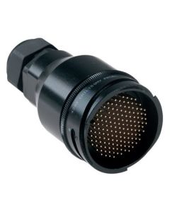 Connecteur mâle pour câble, 150 contacts dorés, verrouillage à baïonnette, aluminium