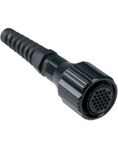 Connecteur femelle pour câble en aluminium, 25 contacts argentés, verrouillage à baïonnette