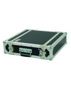 Flight case rack 19 pouces, 2 U, profondeur utile 330 mm, contreplaqué marin 5 mm