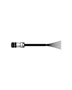 Câble multipaire audio assemblé, 8 XLR mâles 3 pôles, 10 m