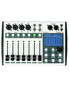 Console de mixage numérique, 8 canaux, 7 faders motorisés, Bluetooth 5.2, USB 24 bits / 48 kHz