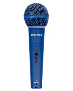 Microphone vocal dynamique cardioïde, réponse en fréquence 60 - 14 000 Hz, XLR, bleu