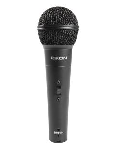 Microphone vocal dynamique, cardioïde, 60 - 14000 Hz, 130 dB SPL maximal, interrupteur marche/arrêt