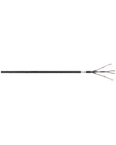 Câble DMX, 2 paires torsadées audio symétriques, impédance 120 Ohm, gaine PVC résistante aux flammes