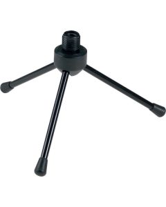 Pied de microphone de table, pliable, adaptateur universel, hauteur 90 mm, embase Ø 160 mm
