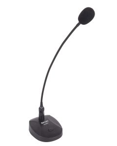 Microphone de table à condensateur, cardioïde, col de cygne 445 mm, alimentation fantôme 48 V ou 3 V