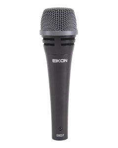 Microphone dynamique cardioïde, 80 Hz à 12 kHz, 137 dB SPL, XLR 3 broches