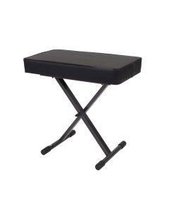Banquette pour clavier en X, hauteur réglable de 530 à 630 mm, assise 600 x 310 mm, charge maximale 100 kg