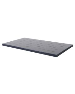 Étagère en acier pour support de clavier, 800 x 460 mm, charge maximale 50 kg, gris anthracite