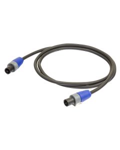Câble pour enceintes passives, 2 x 2,5 mm², connecteurs NEUTRIK NL2FX, 15 m