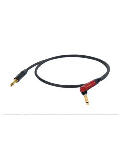 Câble instrument mono, 5 m, jack 6,3 mm coudé SILENT Neutrik, noir