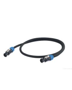 Câble pour enceintes passives, 4 x 2,5 mm2, 10 m, connecteurs Neutrik NL4FC
