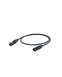 Câble XLR symétrique, 3 m, Neutrik XLR 3P, contacts dorés