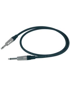 Câble pour enceinte passive, 2 x 1,5 mm2, jack mono Ø 6,3 mm Neutrik, 10 m, noir
