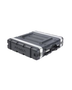 Coffret rack 19', 2U, profondeur intérieure utile 420 mm, polyéthylène FORCE