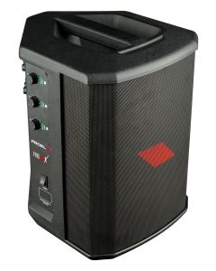 Enceinte PA sur batterie, 2 voies, 400 W crête, Bluetooth 5.0, autonomie jusqu'à 10 h