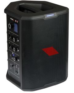 Enceinte PA sur batterie, 2 voies, 400 W crête, Bluetooth 5.4, jusqu'à 10 h à niveau moyen