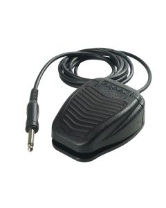 Pédale de commande marche/arrêt, câble 2 m, jack mono Ø 6,3 mm, ABS et caoutchouc