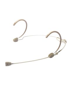 Microphone serre-tête à condensateur, cardioïde, 20 - 20 000 Hz, 130 dB SPL, 25 g
