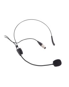 Microphone serre-tête à condensateur, omnidirectionnel, mini XLR 4 broches, 20 Hz - 20 kHz