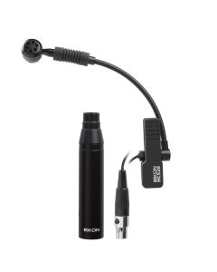 Microphone à condensateur à clipser pour instruments à vent, cardioïde, 50 - 16000 Hz, 130 dB SPL