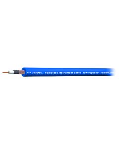 Câble coaxial pour instrument, Ø 6,4 mm, double blindage, faible capacité, bleu