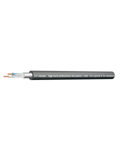 Câble microphone symétrique, 2 x 0,22 mm², cuivre OFC, blindage supérieur à 95 %, 100 m