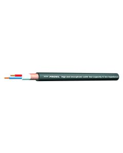 Câble microphone symétrique, 2 x 0,50 mm², cuivre OFC, blindage tressé, Ø 7,00 mm