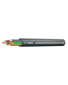 Câble combiné audio/alimentation, 2 x 0,35 mm², 3 x 1,5 mm², 100 m, noir