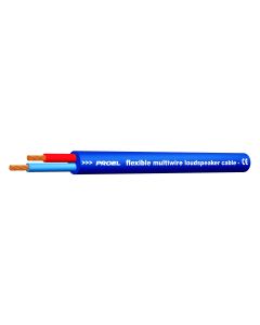 Câble pour enceintes passives, 2 conducteurs torsadés, 2,5 mm², LSZH, installation fixe