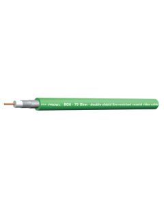 Câble audio-vidéo numérique RG6, double blindage, impédance 75 Ohm, gaine LSZH
