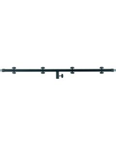 Barre en T télescopique pour éclairage, 1530-2300 mm, charge maximale 30 kg, acier, Ø 35 mm