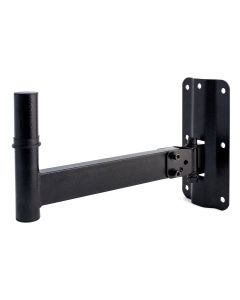 Support mural pour enceinte, tube en acier, réglage horizontal et vertical, charge maximale 35 kg